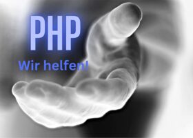 Hilfe PHP Update Version 8