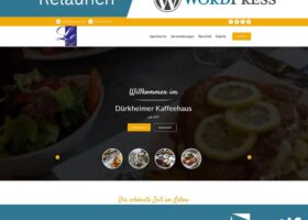 WordPress Relaunch le Café Startseite