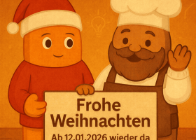 artif und byte wünschen frohe Weihnachten
