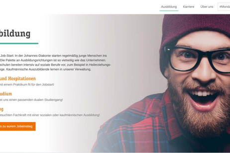 Landingpage 'Stark für Menschen'